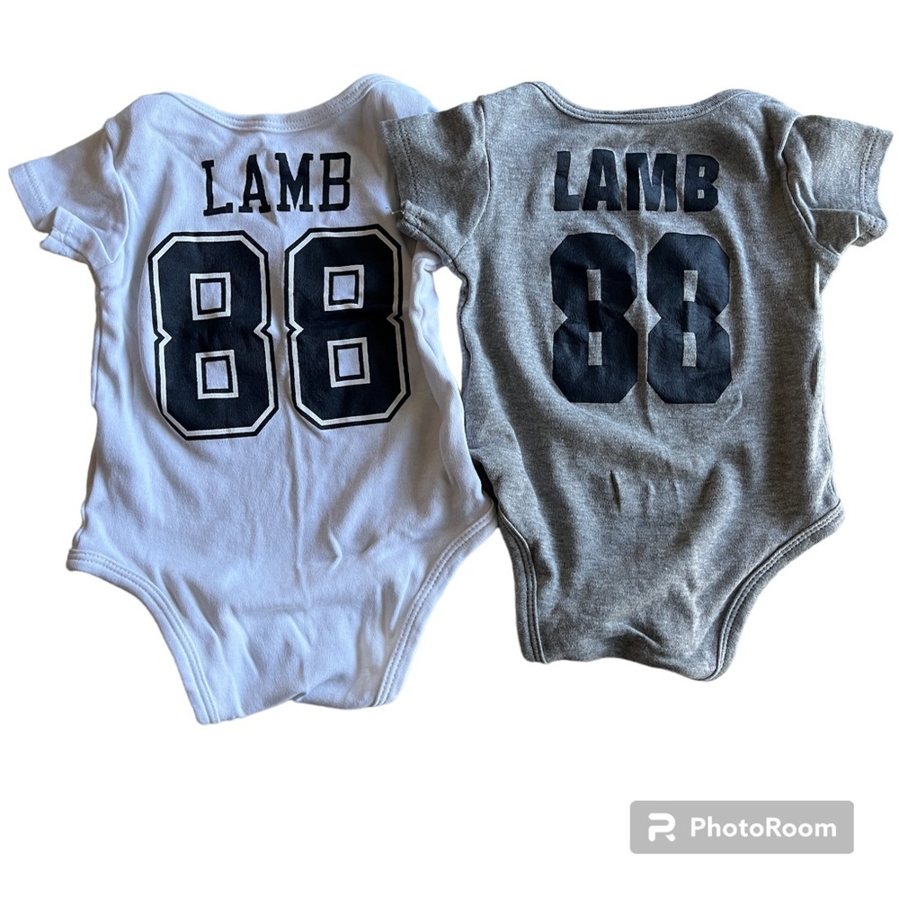 NFL  LAMB Dallas Cowboys Authentic One Piece Size 3-6 Month Infants Baby